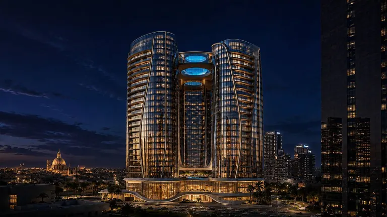 Giza Downtown Towers — واجهة البرج